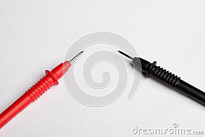 Multimeter probes Stock Photo