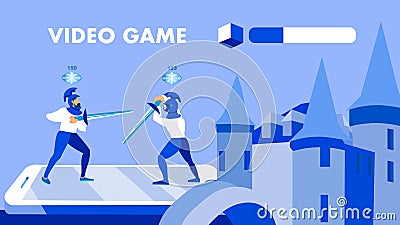 Multiplayer Game Application Banner Vector Concept Vector Illustration