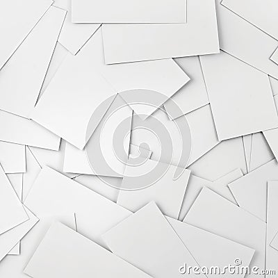 Multiple Blank Business Cards background Stock Photo