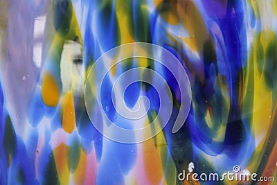 Multiple Color Abstract Background With Different Lines And Patterns. Stock Photo