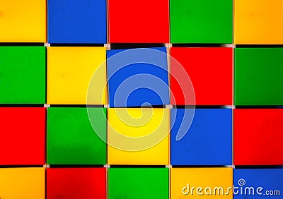 Colored squares Stock Photo