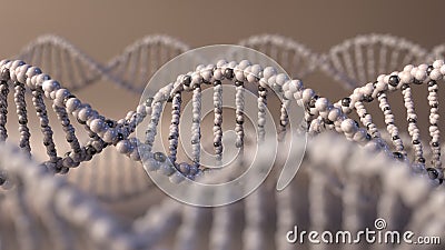 Multiple DNA molecules. Genetic disease, modern science or molecular diagnostics concepts. 3D rendering Stock Photo