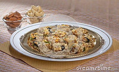 Multiple Dry fruits Sweet Stock Photo