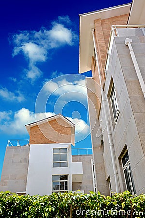 Multiple roof lines Stock Photo