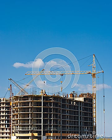Multistory building construction Stock Photo