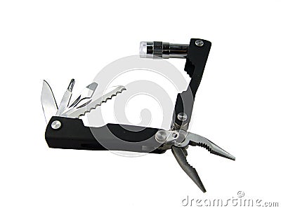 Multitool Knife Stock Photo