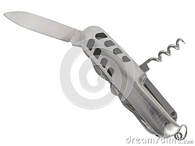 Multitool Penknife Stock Photo