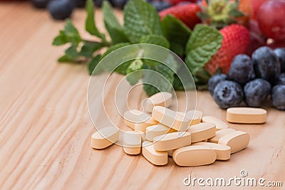 Multivitamin. Stock Photo