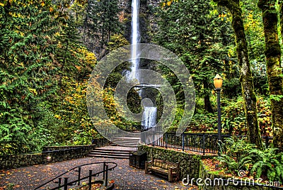 Multnomah Falls Stock Photo