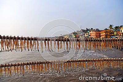 Fishing at Uttan Beach Editorial Stock Photo