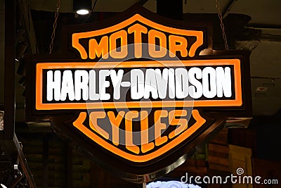 Harley-Davidson Logo Editorial Stock Photo