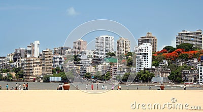 Mumbai Skyline Editorial Stock Photo