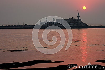 Mumbai sunset Stock Photo
