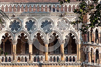 Mumbai University building at Fort campus, Mumbai, India Editorial Stock Photo