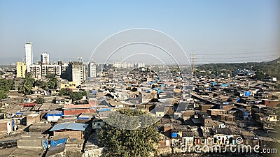 Mumbais picture full of population Stock Photo