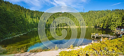 The Mummelsee,_Black Forest, Baden-Wuerttemberg, Germany Stock Photo