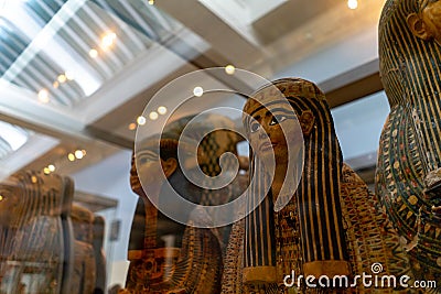 Mummy egypt, The British Museum in London, England, UK Editorial Stock Photo