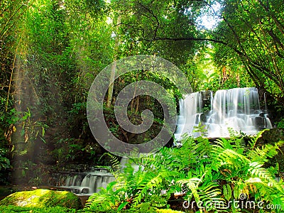 Mundang waterfall in Petchaboon, Thailand Stock Photo