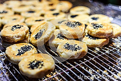 Mung bean cake Stock Photo