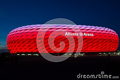 Munich Alianz Arena Stadium Editorial Stock Photo