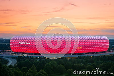 Munich Alianz Arena Stadium Editorial Stock Photo