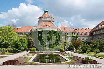 Munich Botanic garden Stock Photo