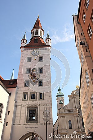 Munich city center Stock Photo