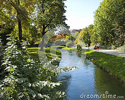 Munich, Englischer Garten Editorial Stock Photo