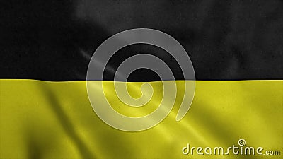 Munich flag, city of Germany. 3d illustration Cartoon Illustration