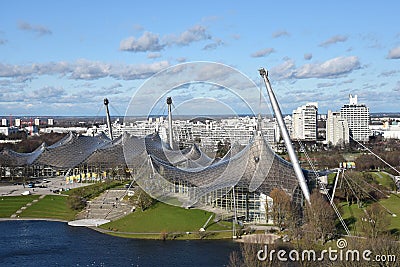 Munich Olympiapark Stock Photo