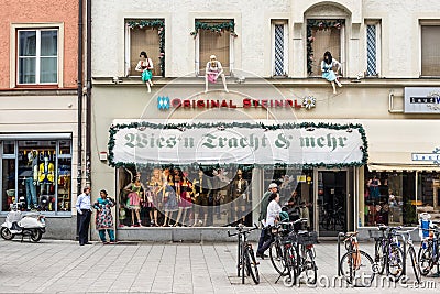 Munich original Steindl store Editorial Stock Photo