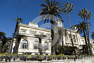 Sanremo Municipal Casino, Italy Stock Photo