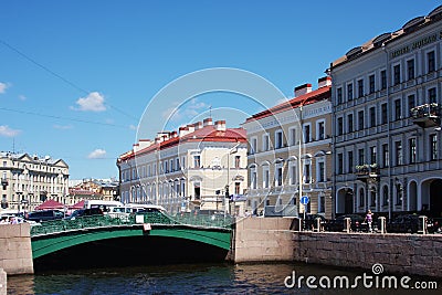 Municipal landscape, city Saint Petersburg Stock Photo