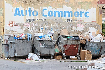 Municipal waste disposal Editorial Stock Photo