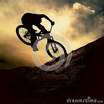 Muontain-bike Stock Photo