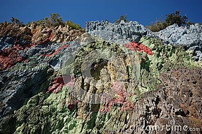 The Mural of Prehistory Stock Photo