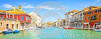 Murano island panoramic view, Venice, Italy Stock Photo