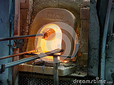 Glass making in Murano, Italy Editorial Stock Photo