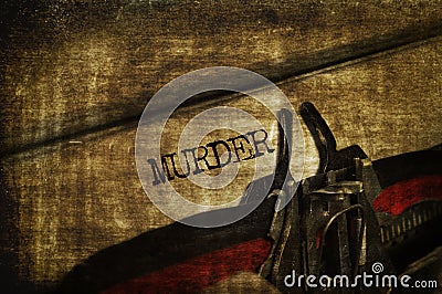 Murder Stock Photo