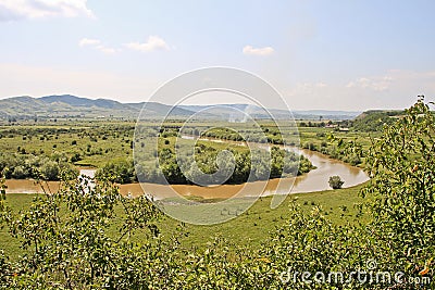 Mures River Stock Photo