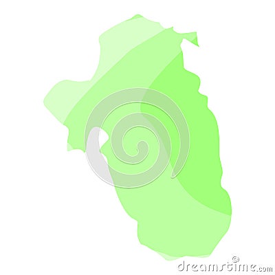 Murmansk oblast political map Vector Illustration