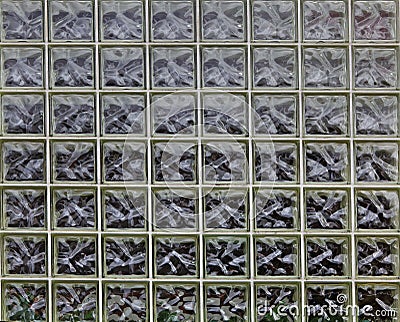 Muro di mattoni di vetro fotografia stock libera da diritti ... Mattoni in vetro