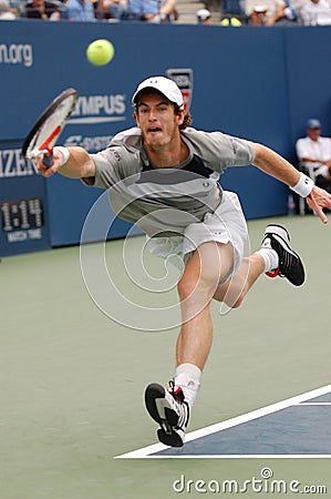 Murray Andy at US Open 2008 (34) Editorial Stock Photo