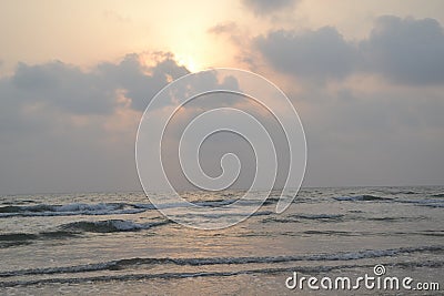 Murudeshwar Beach Stock Photo