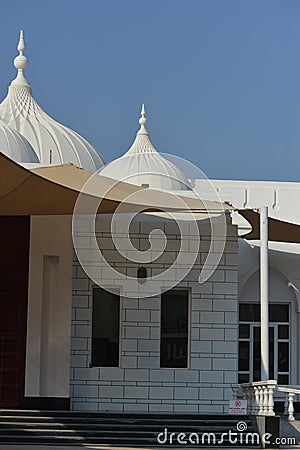 Musa Abdul Rahman Mosque , Seeb, Oman Stock Photo