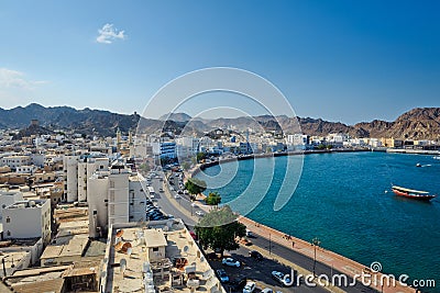 Muscat panoramic view Editorial Stock Photo