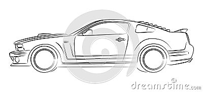 How To Draw American Muscle Cars 29