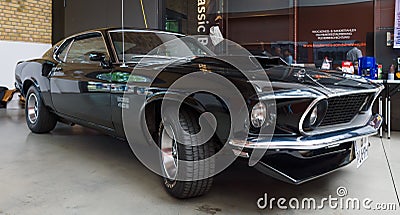 Muscle car Ford Mustang Boss 429 Fastback Editorial Stock Photo