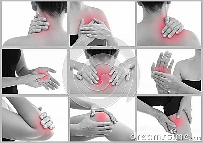 Muscle pain Stock Photo