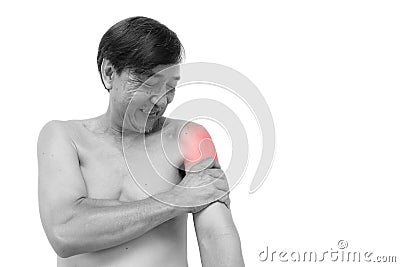 Muscle strain Stock Photo